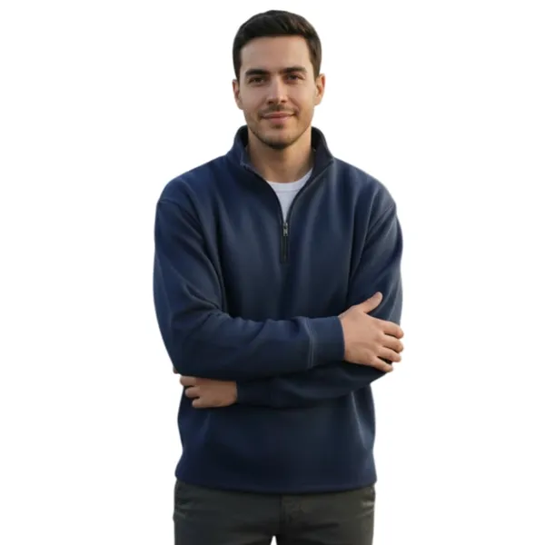 Navy_Blue_Premium_Cotton_Fleece_Hoodie_For_Men