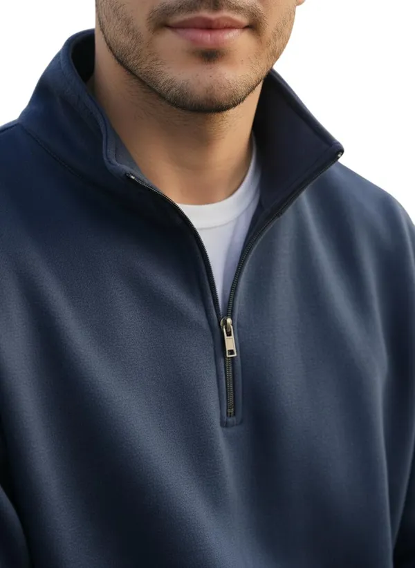Navy_Blue_Premium_Cotton_Fleece_Hoodie_For_Men