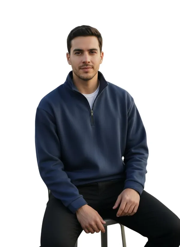 Navy_Blue_Premium_Cotton_Fleece_Hoodie_For_Men