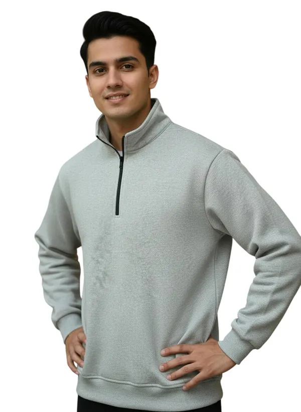 Grey_Premium_Cotton_Fleece_Hoodie_For_Men