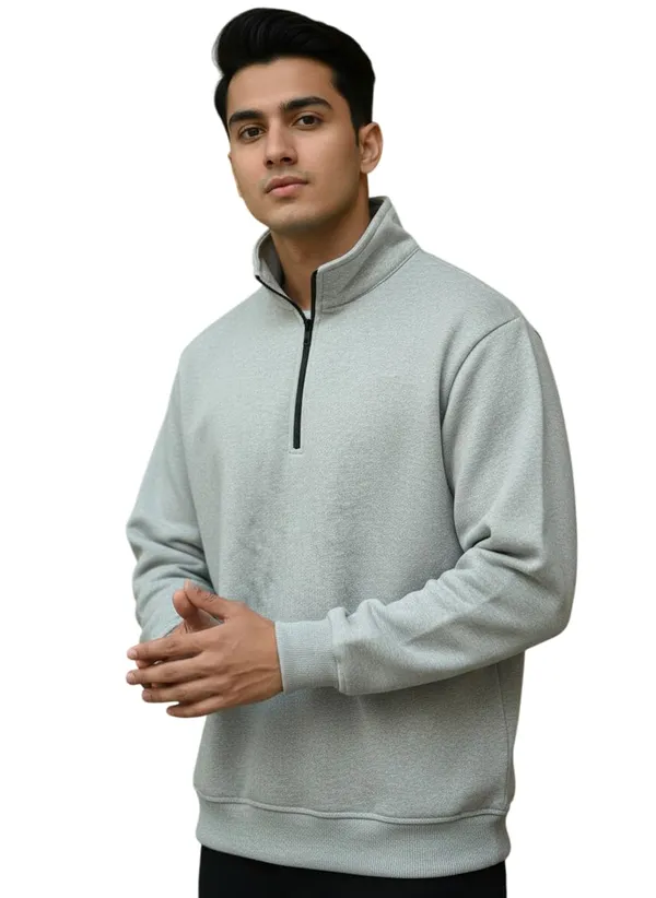 Grey_Premium_Cotton_Fleece_Hoodie_For_Men
