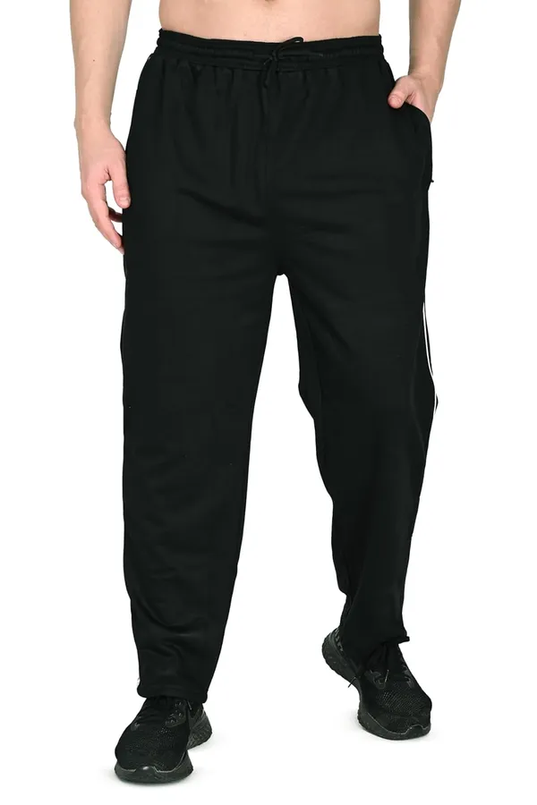 Black_Premium_Teri_Cotton_Blend_Track_Pants_Mid_Rise_Joggers_With_Pockets_Regular_Fit_Side_Piping_Lower_For_Gym_Sports_Workout_For_Men