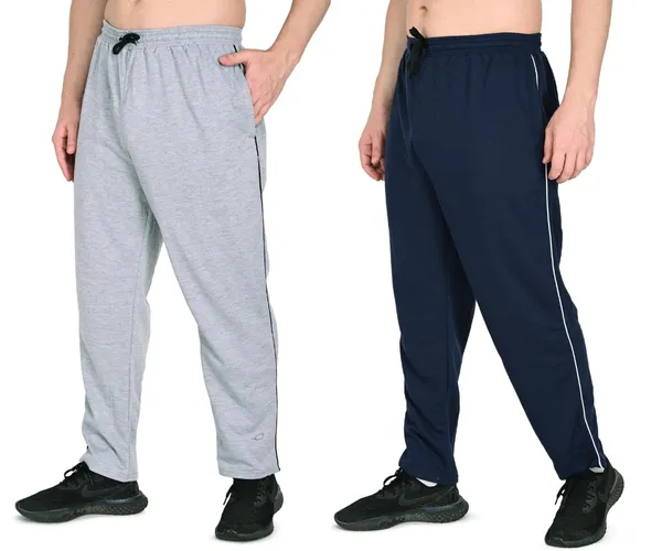 Grey_And_Blue_Premium_Teri_Cotton_Blend_Track_Pants_Mid_Rise_Regular_Fit_Joggers_With_Side_Piping_For_Gym_Sports_Workout_For_Men_(Pack_Of_2)