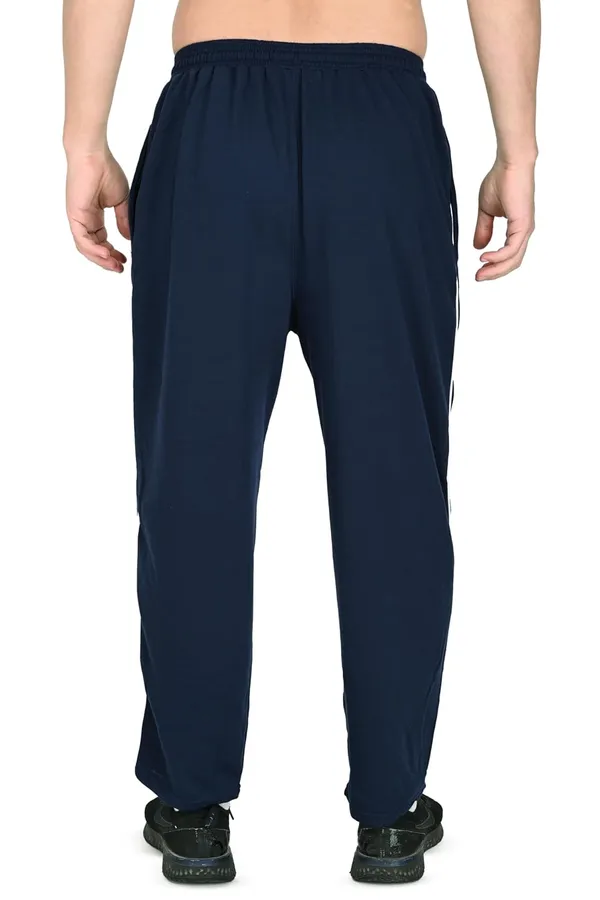 Blue_Premium_Teri_Cotton_Blend_Track_Pants_Mid_Rise_Joggers_With_Pockets_Regular_Fit_Side_Piping_Lower_For_Gym_Sports_Workout_For_Men