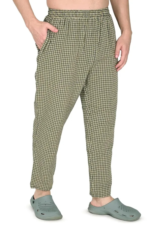 Yellow_Premium_Regular_Fit_Cotton_Blend_Pyjama_With_Dual_Pockets_Breathable_Waistband_Plus_Casual_Style_Gym_Workout_For_Men