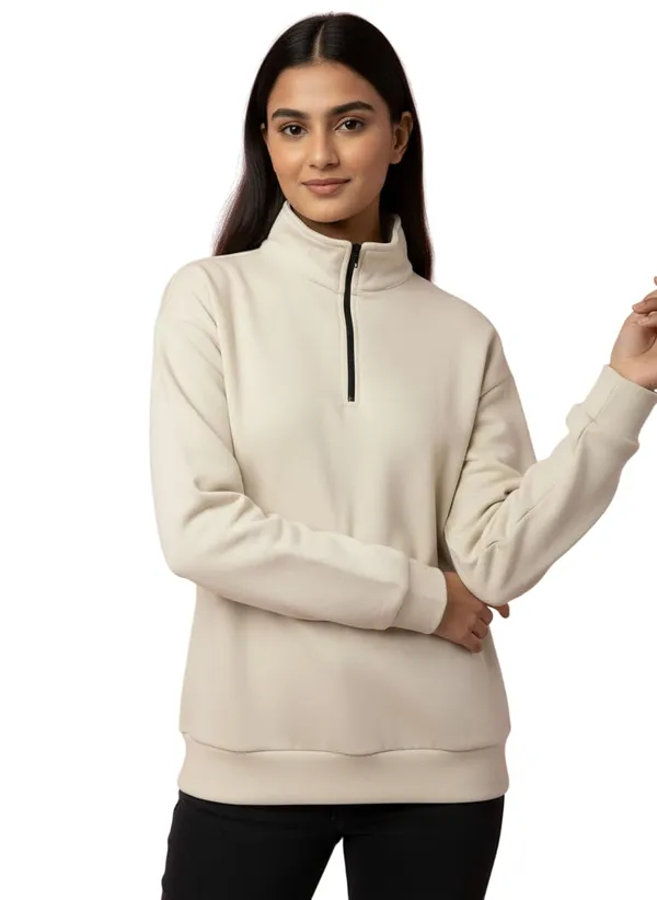 Skin_Premium_Half_Zip_Sweatshirt_Light_Fleece_Winter_Pullover_Casual_Top_Tailored_Fit_For_Women