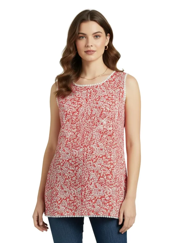 Pink_Premium_Cotton_Block_Print_Kurti_For_Women