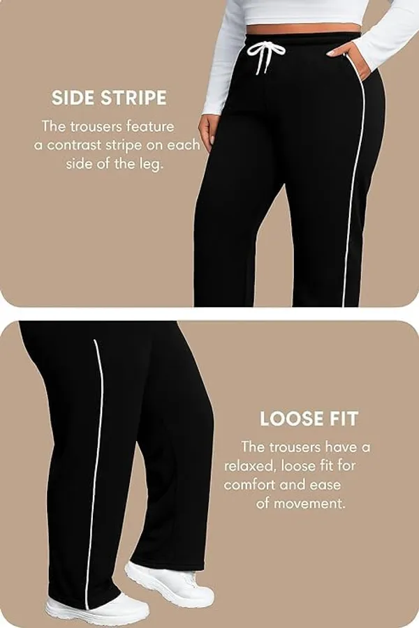Black_Premium_Striped_Track_Pants_For_Women