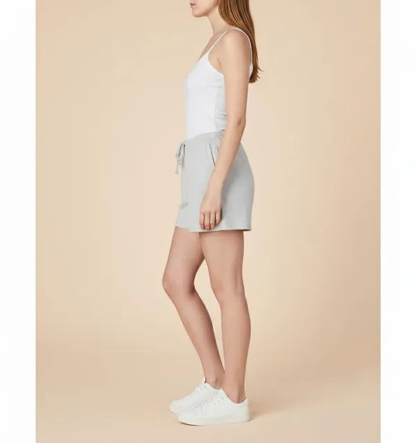 Grey_Premium_Cotton_Jogger_Shorts_For_Women