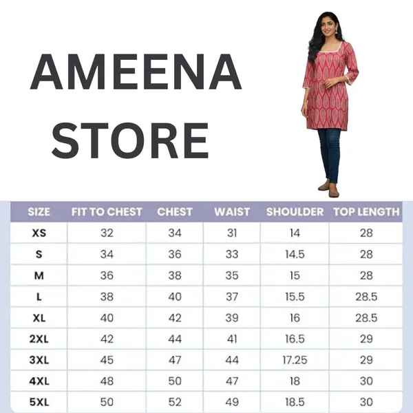 Orange_Premium_Rayon_Printed_Square_Neck_Kurti_For_Women_(Pack_Of_2)