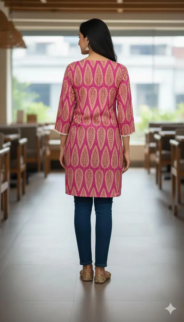 Magenta_Premium_Rayon_Printed_Square_Neck_Kurti_For_For_Women_(Pack_Of_8)