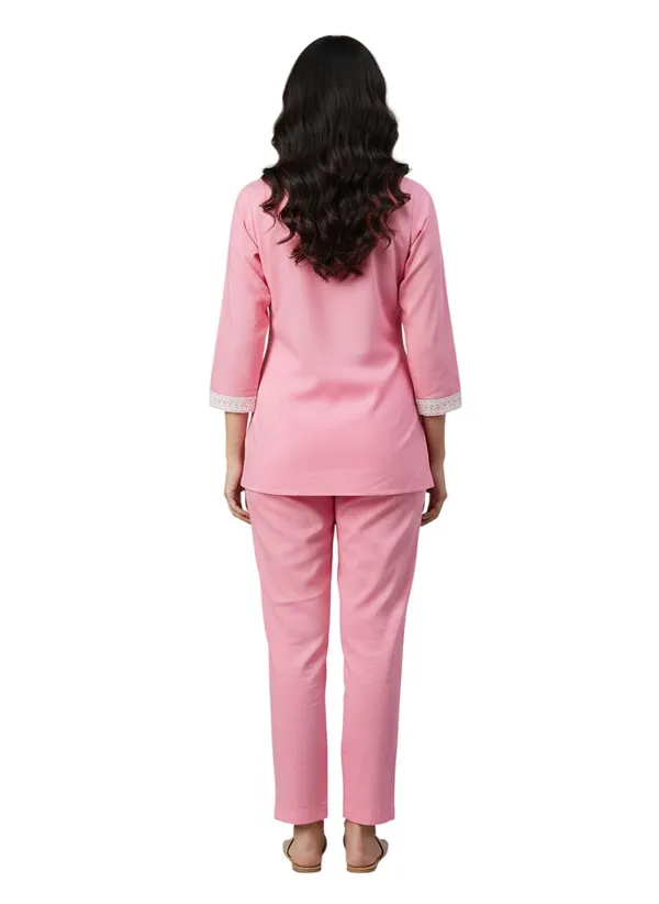 Pink_Premium_Rayon_Short_Kurti_For_Women
