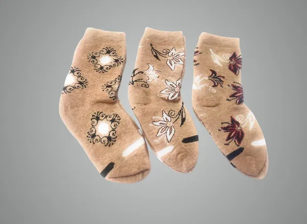 Beige_Premium_S_Woolen_Calf_Length_Thumb_Socks_For_Adults_(Pack_Of_3)