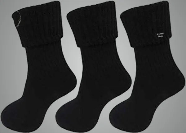 Black_Premium_Terry_Cloth_Calf_Length_Socks_For_Adults_(Pack_Of_3)