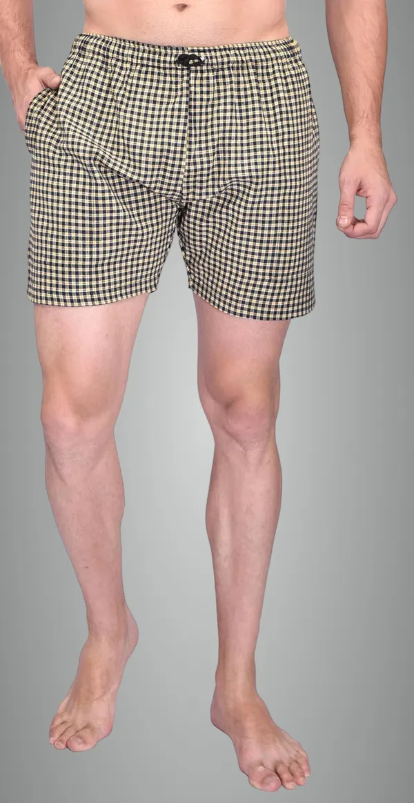 Yellow_Premium_Cotton_Boxer_Shorts_With_Pocket_For_Mens