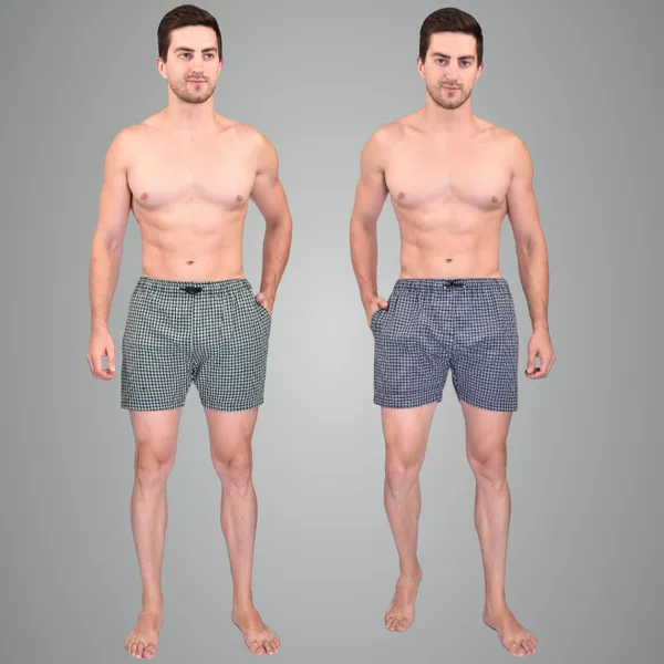Green_And_Navy_Blue_Premium_Cotton_Stripe_Boxer_Shorts_For_Mens_(Pack_Of_2)