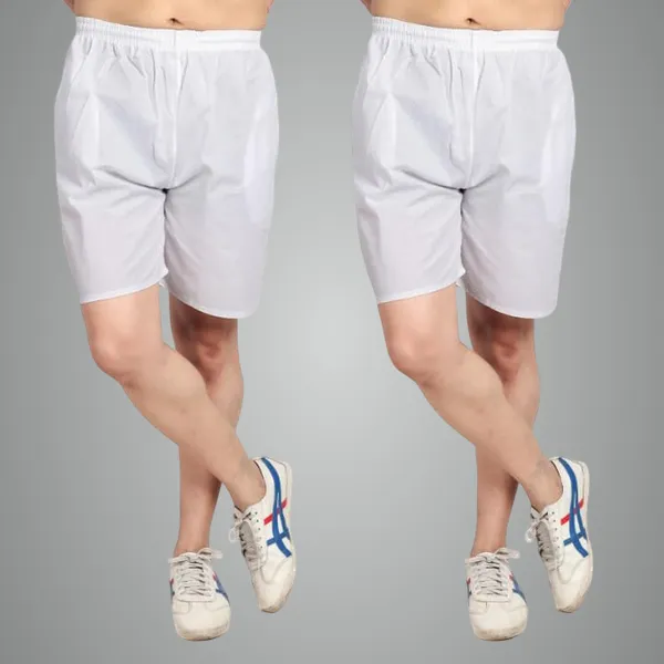 White_Premium_Cotton_Blend_Boxer_Shorts_With_Side_Pockets_For_Men