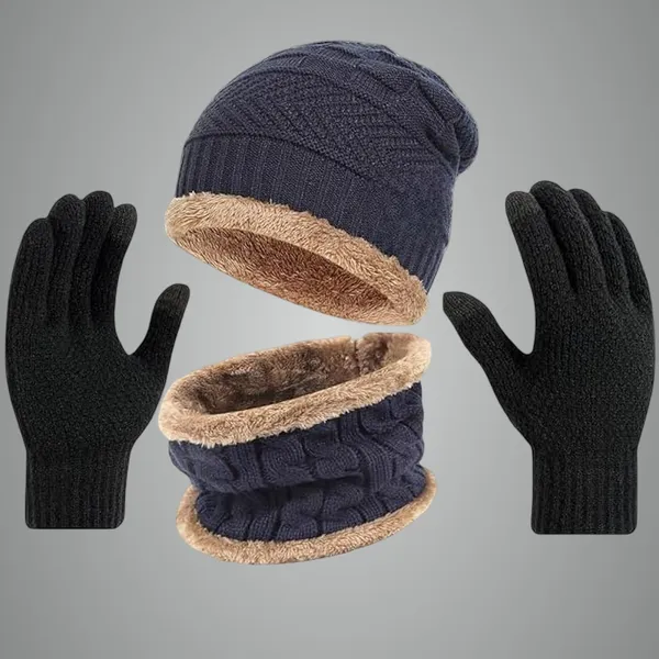 Navy_Blue_Premium_Winter_Knit_Set_With_Beanie_Cap_Neck_Warmer_Scarf_And_Woolen_Gloves_For_Adults_(Pack_Of_4)