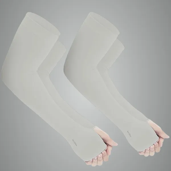 Grey_Premium_Arm_Sleeves_With_Uv_Protection_For_Adults_(Pack_Of_4)