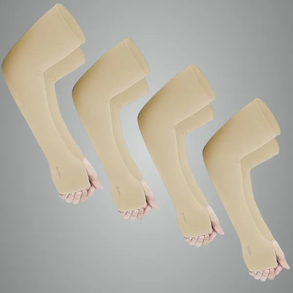 Beige_Premium_Arm_Sleeves_With_Uv_Protection_For_Adults_(Pack_Of_8)