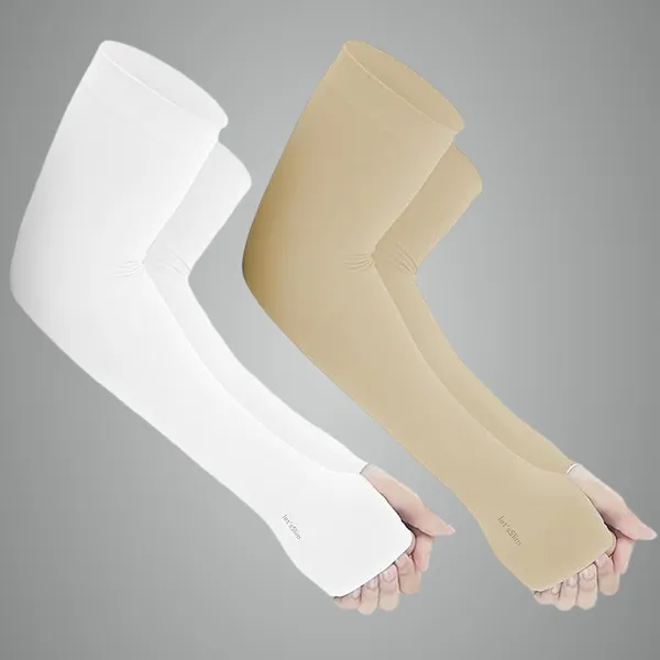 Skin_And_White_Premium_Arm_Sleeves_With_Uv_Protection_For_Adults_(Pack_Of_4)