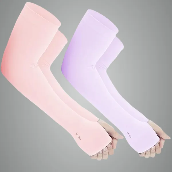 Pink_And_Lavender_Premium_Arm_Sleeves_With_Uv_Protection_For_Women_(Pack_Of_4)