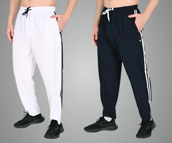 White_And_Blue_Premium_Cotton_Track_Pants_For_Men_(Pack_Of_2)