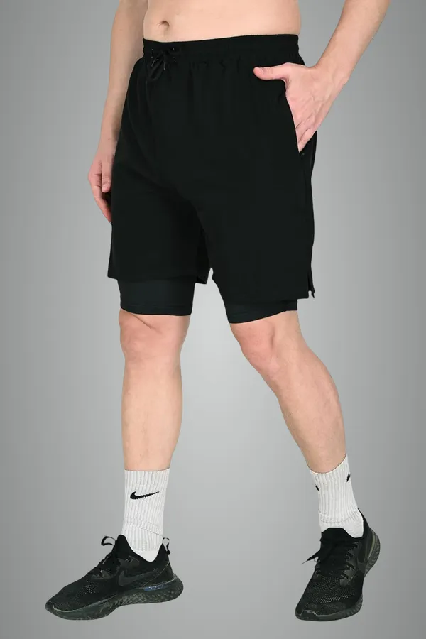 Black_Premium_Cotton_Checkered_Boxer_Shorts_With_Pocket_Ultra_Light_Soft_Comfort_For_Men