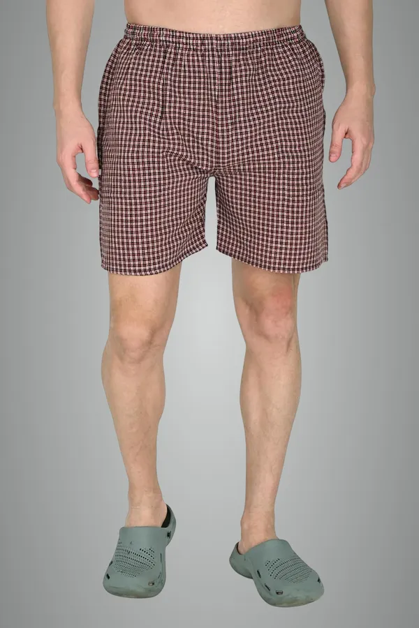 Red_Premium_Cotton_Checkered_Boxer_Shorts_Ultra_Light_Breathable_With_Pocket_Regular_Fit_Mid_Rise_For_Men_(Pack_Of_4)