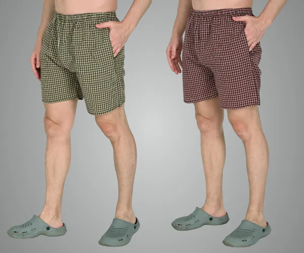 Yellow_And_Red_Premium_Cotton_Checkered_Boxer_Shorts_With_Pocket_Ultra_Light_Soft_Comfort_For_Men_(Pack_Of_2)
