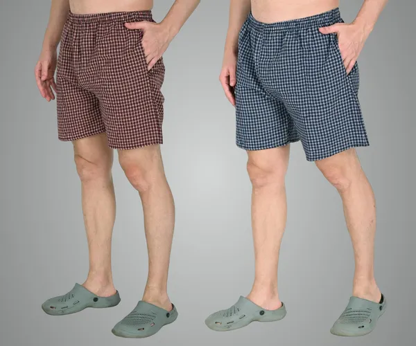 Red_And_Blue_Premium_Cotton_Checkered_Boxer_Shorts_With_Pocket_Ultra_Light_Soft_Comfort_For_Men