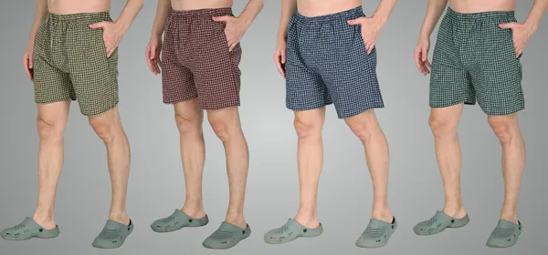 Red_And_Green_And_Blue_And_Yellow_Cotton_Checkered_Ultra_Light_Soft_Fabric_Regular_Fit_Mid_Rise_Breathable_With_Pocket_Boxer_Shorts_For_Men_(Pack_Of_4)