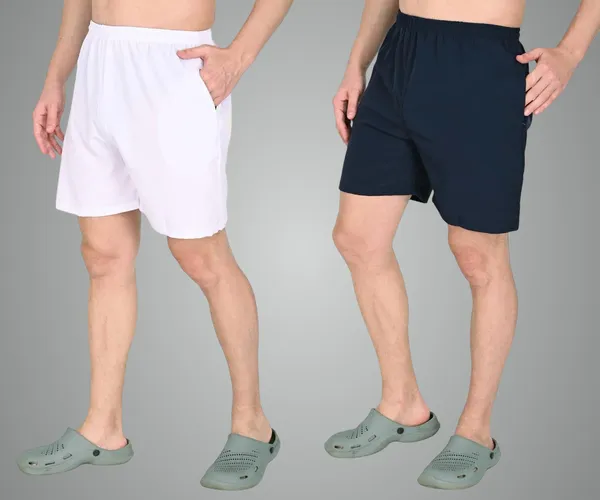 White_And_Blue_Premium_Ns_Cotton_Blend_Boxer_Shorts_With_Side_Pockets_Regular_Fit_Breathable_Comfortable_For_Men_(Pack_Of_2)