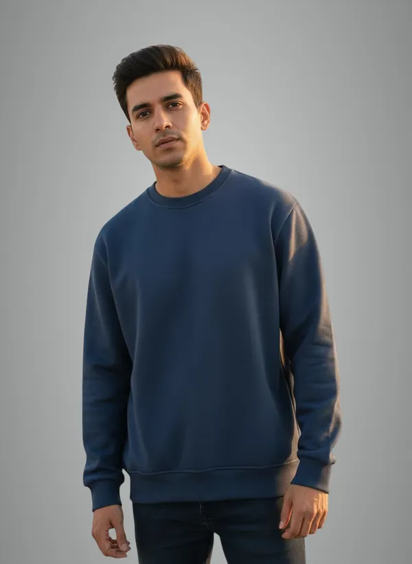 Navy_Blue_Premium_Round_Neck_Sweatshirt_For_Men