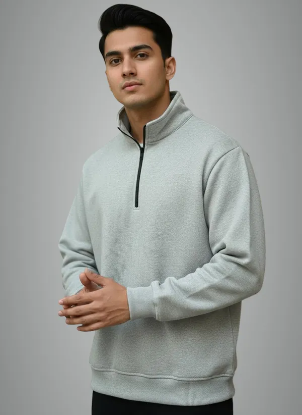 Grey_Premium_Cotton_Fleece_Hoodie_For_Men