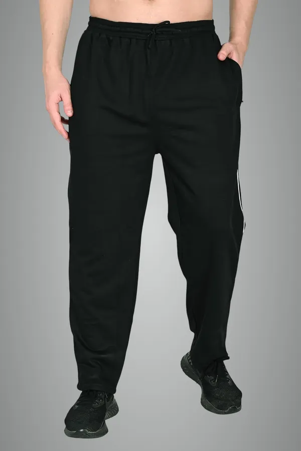 Black_Premium_Teri_Cotton_Blend_Track_Pants_Mid_Rise_Joggers_With_Pockets_Regular_Fit_Side_Piping_Lower_For_Gym_Sports_Workout_For_Men
