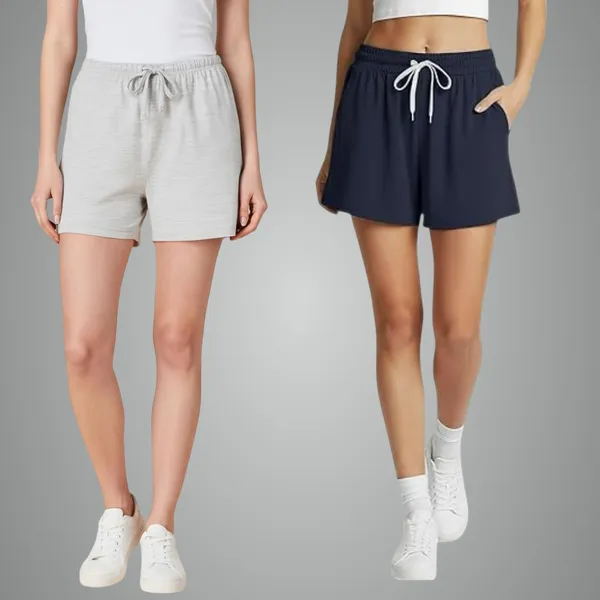 Blue_And_Grey_Premium_Cotton_Jogger_Shorts_With_Pockets_For_Women_(Pack_Of_2)