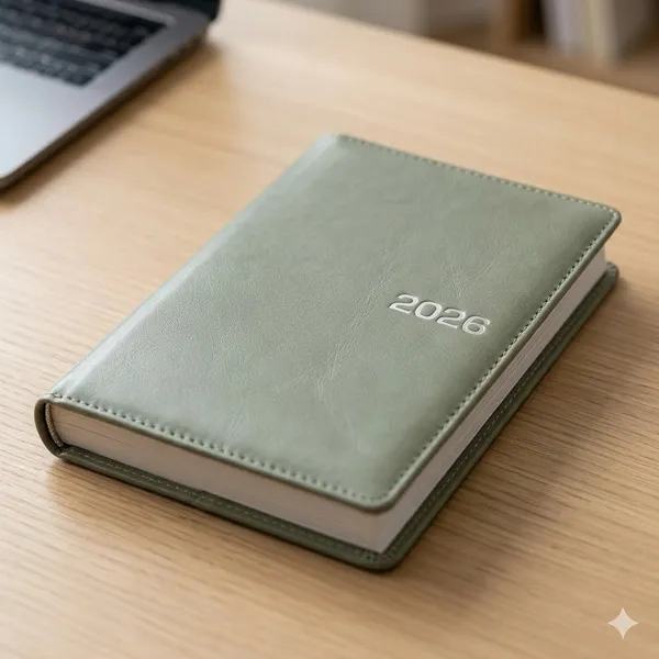 Premium_Olive_Green_Leather_Notebook_2020_Edition