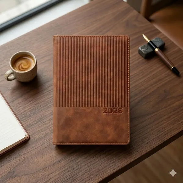 Premium_Brown_Leather_Diary_Planner_With_2019_Calendar_Pages