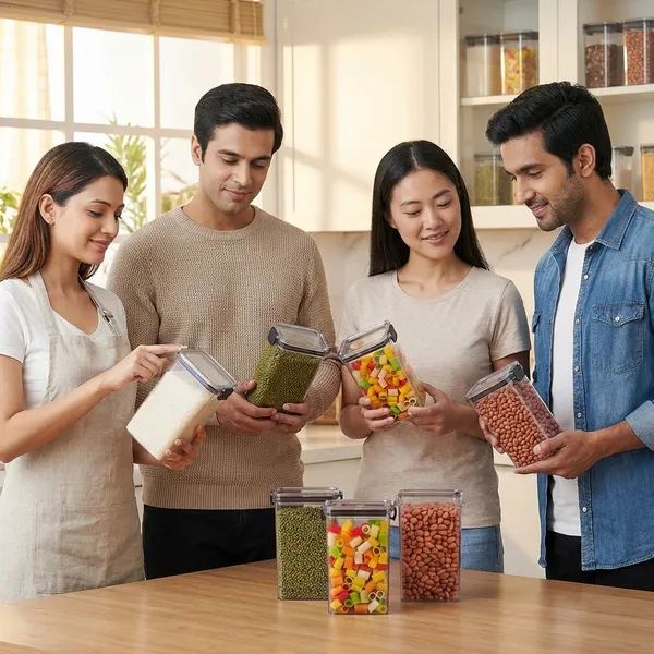 Transparent_Premium_Food_Storage_Containers_With_Lids_(Pack_Of_4)