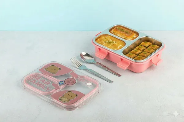 Green_And_Pink_Stainless_Steel_Premium_3_Compartment_Lunch_Box_For_Kids_(Pack_Of_2)