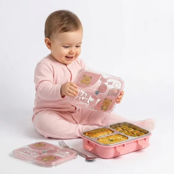 Green_And_Pink_Stainless_Steel_Premium_3_Compartment_Lunch_Box_For_Kids_(Pack_Of_2)