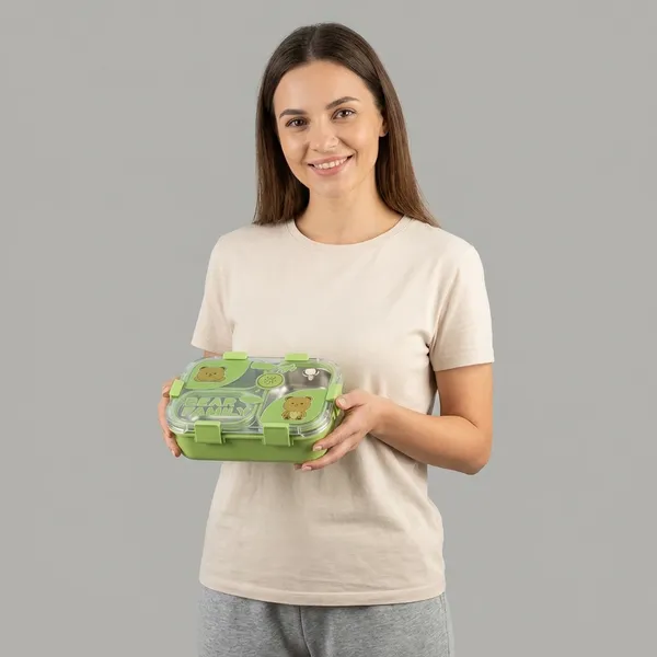 Blue_and_Green_Stainless_Steel_Premium_Bear_Family_3_Compartment_Lunch_Box_For_Kids_(Pack_Of_2)