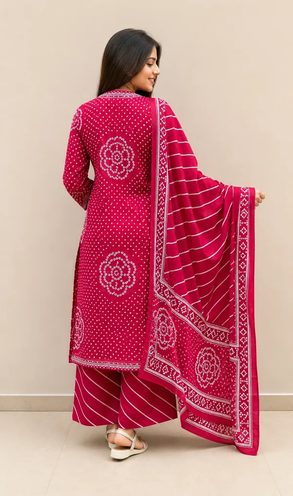 Women_Bandhani_Print_Kurta_Palazzo_Set_with_Dupatta