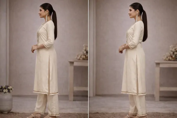 Off_White_Cotton_Straight_Kurta_Set_With_Embroidered_Neck_Panel_2_Piece_Pants_For_Women