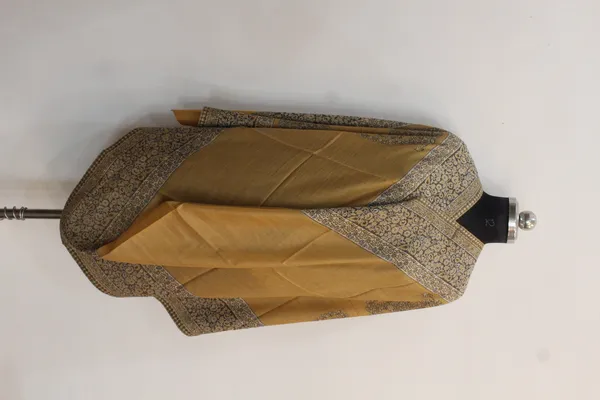 Mustard_Yellow_Stole_With_Embroidered_Border_For_Women