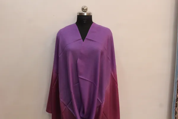 Ombre_Dyed_Purple_And_Maroon_Shaded_Poncho_With_V_Neck