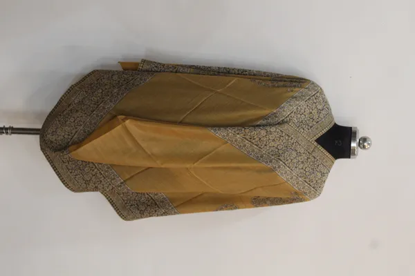 Mustard_Yellow_Stole_With_Embroidered_Border_For_Women