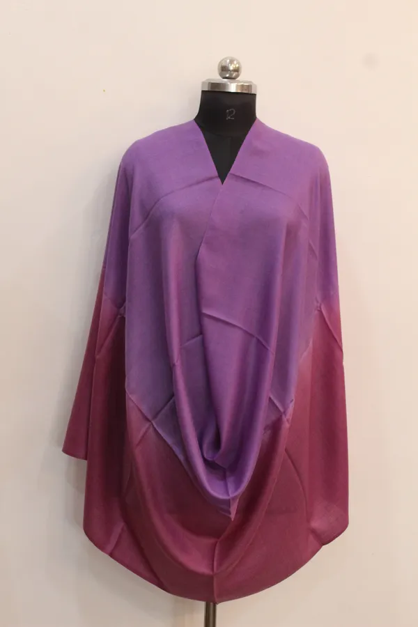 Ombre_Dyed_Purple_And_Maroon_Shaded_Poncho_With_V_Neck