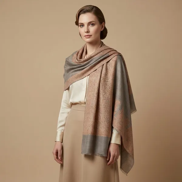 Light_Grey_Embroidered_Woolen_Shawl_With_Pashmina_Border